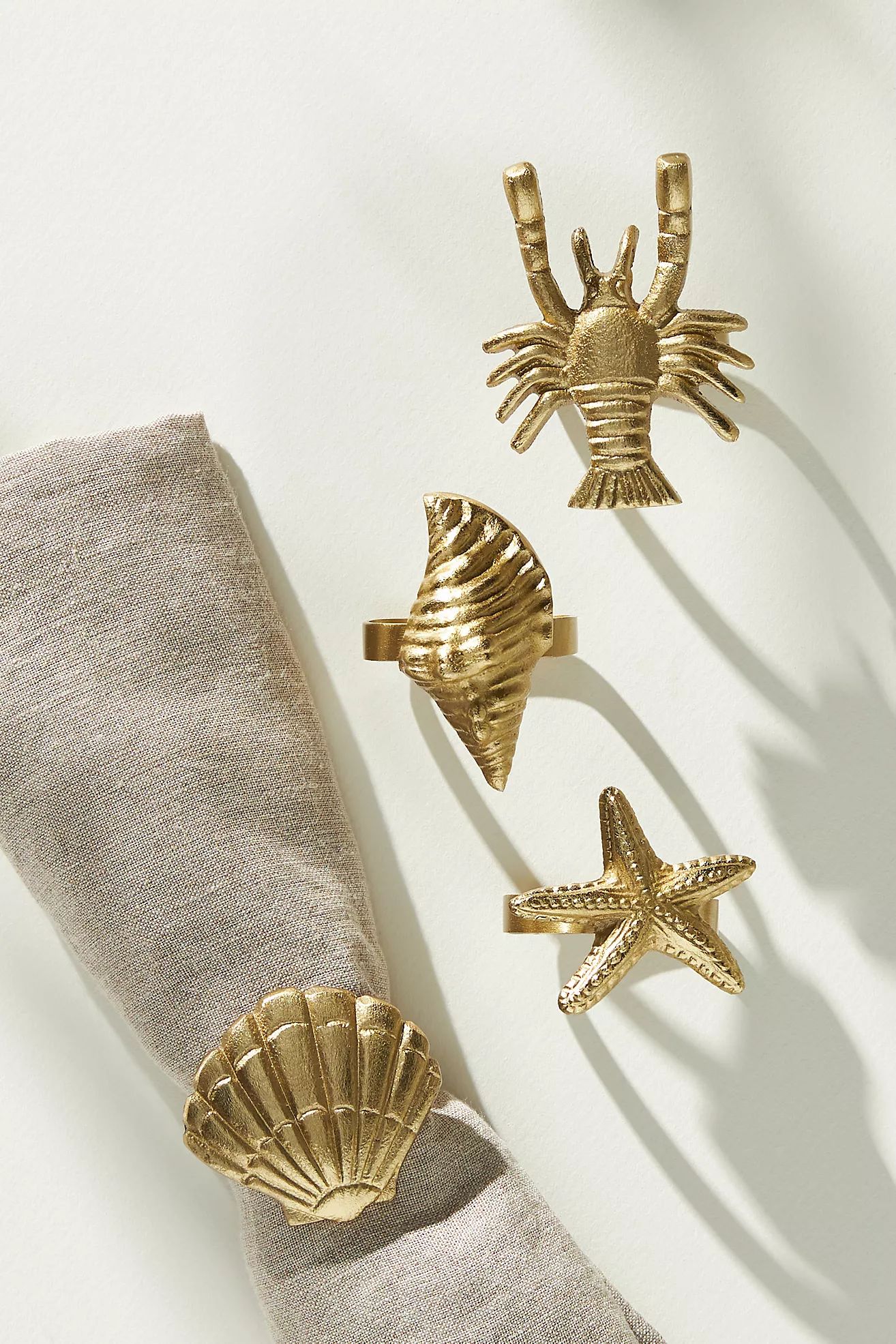 Under the Sea Napkin Rings, Set of 4 | Anthropologie (US)