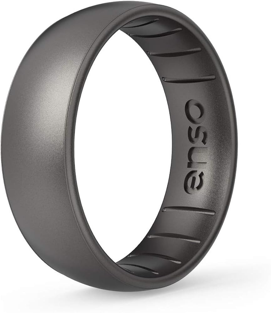 Enso Rings Classic Elements Silicone Ring | Made in The USA | Comfortable, Breathable, and Safe | Amazon (US)