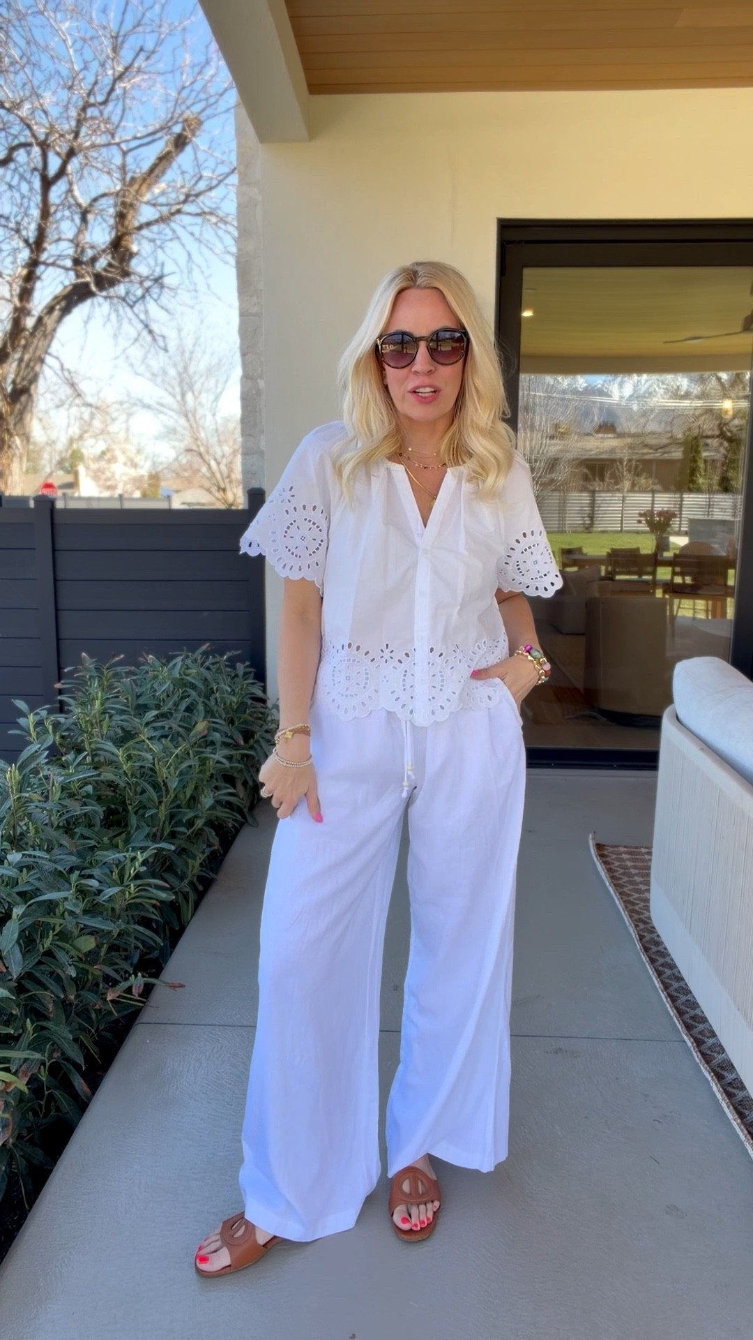 They look good with linen pants too! 

#LTKootd #LTKmomlife #LTKgrwm