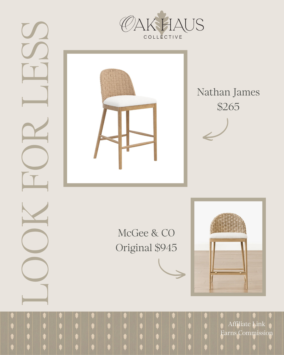gorgeous barstools that are a look for less from McGee & Co!

barstools, counterstools, kitchen island, kitchen seating, kitchen design, coastal barstools 

 #LTKmomlife #LTKHome