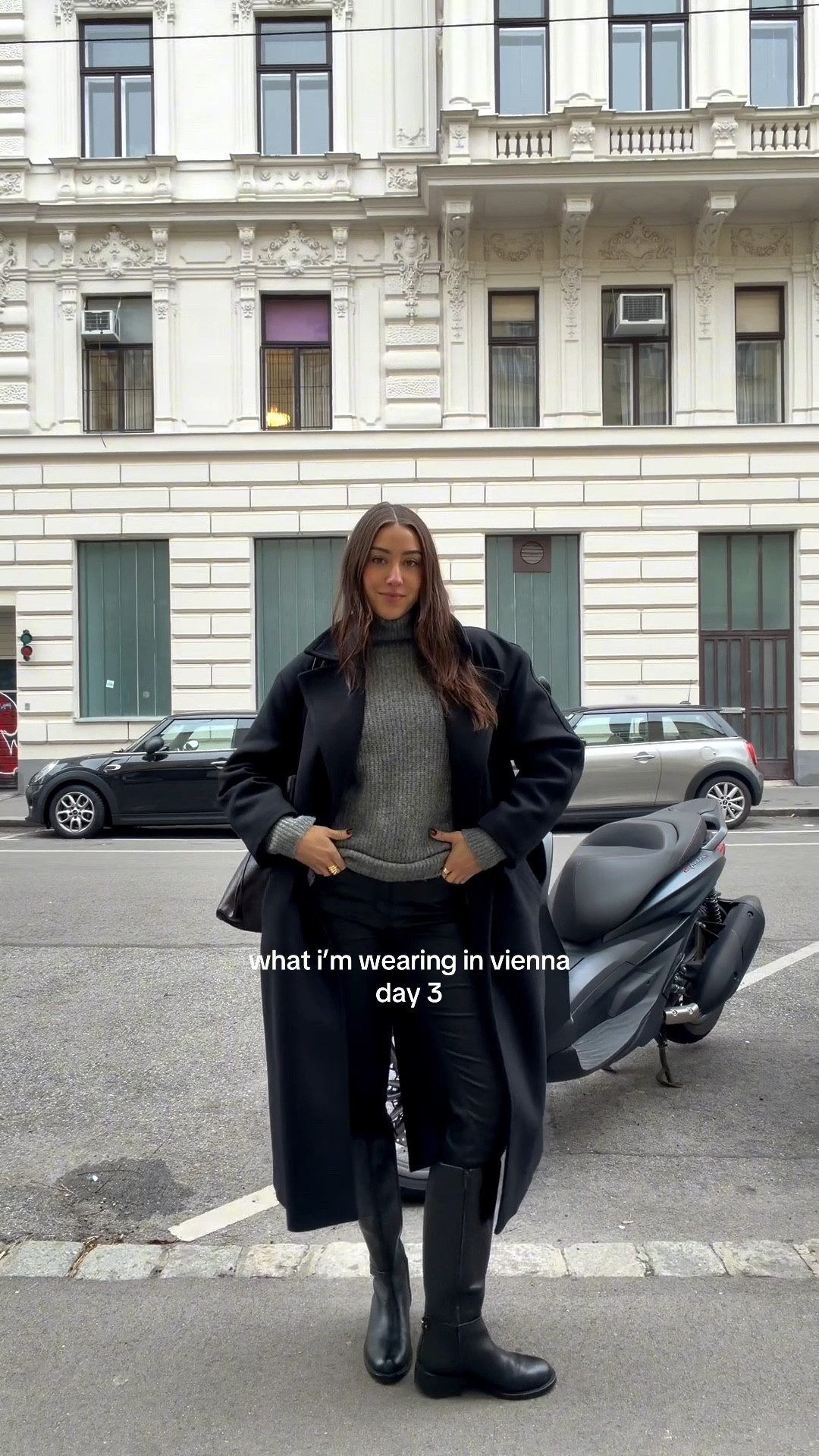 all the women in vienna are wearing long coats & tall boots (& fur coats!!)

sweater @aritzia 
jeans @whbm 
boots @sam_edelman 
coat & bag @mango 



#LTKTravel #LTKootd