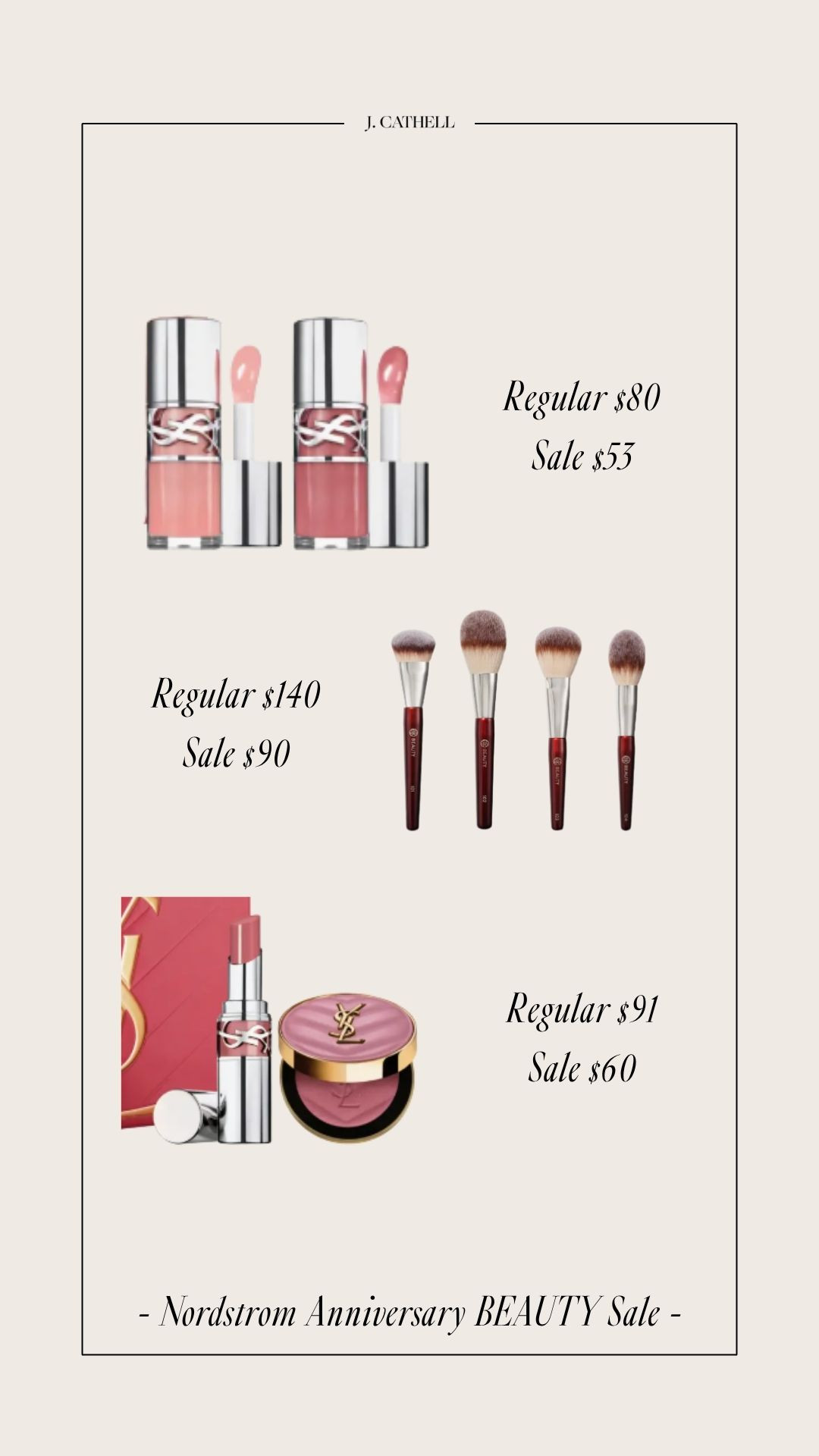 ✨ The beauty deals I wait for all year are finally here. From skincare and haircare favorites to makeup essentials and luxurious beauty sets, these are the products I actually use, love, and stock up on during the Nordstrom Anniversary Sale.

Whether you're refreshing your routine or trying something new, this is one of the best times to save on premium beauty brands that rarely go on sale. Trust me—these favorites won't stay in stock for long.

Tap to shop my top beauty picks before they're gone. 💄🤍 #LTKSaleAlert #NordstromAnniversarySale #BeautyFavorites #SkincareRoutine #HaircareEssentials #LTKBeauty 

 #LTKOver40 #LTKSaleAlert #LTKBeauty