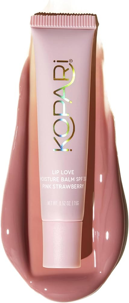 Kopari Lip Love Moisture Balm in Pink Strawberry SPF 30-100% Mineral Zinc Oxide Lip Sunscreen, Ce... | Amazon (US)