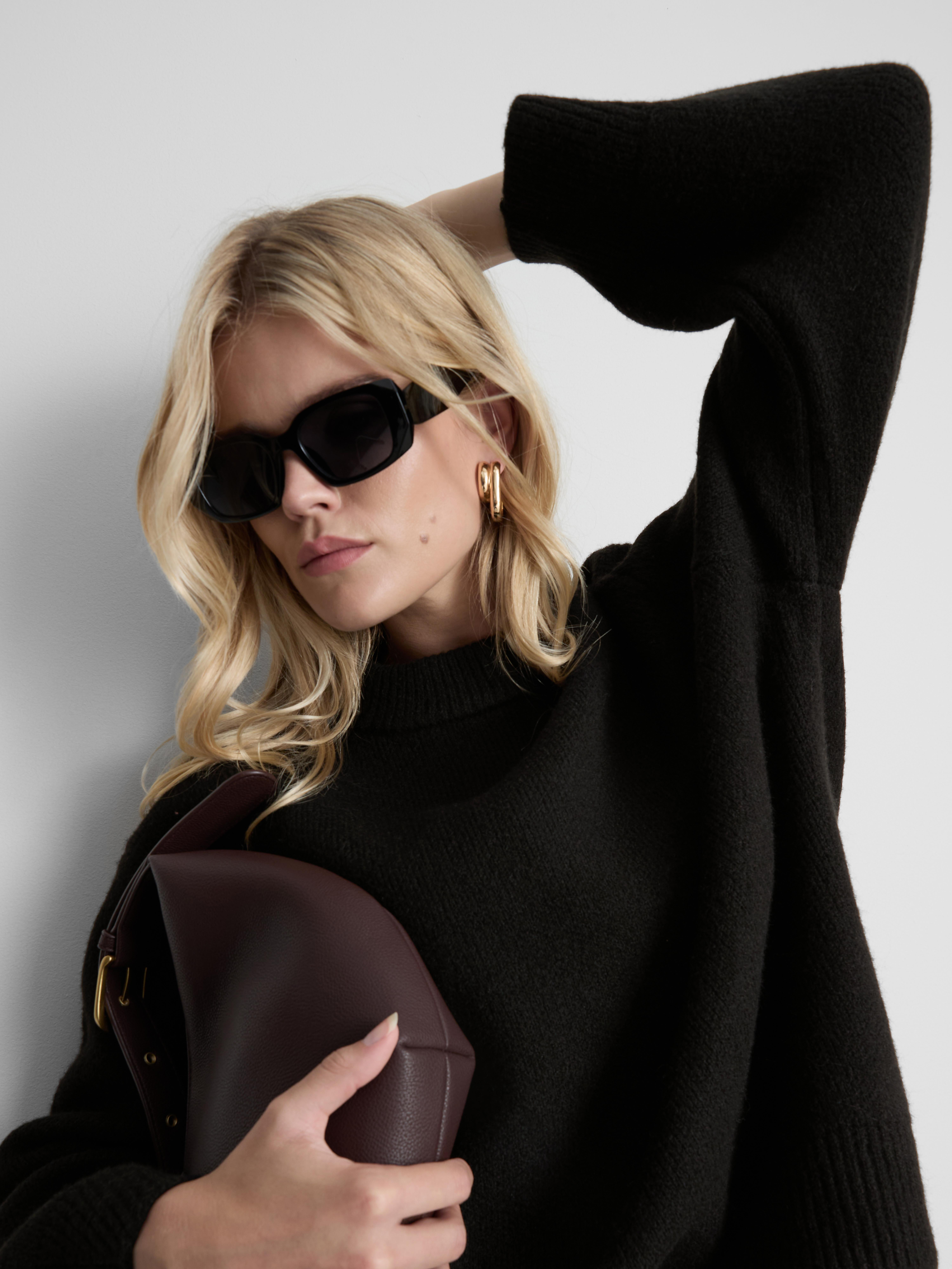 Wool Blend Oversized Crew Neck Jumper | Primark UK