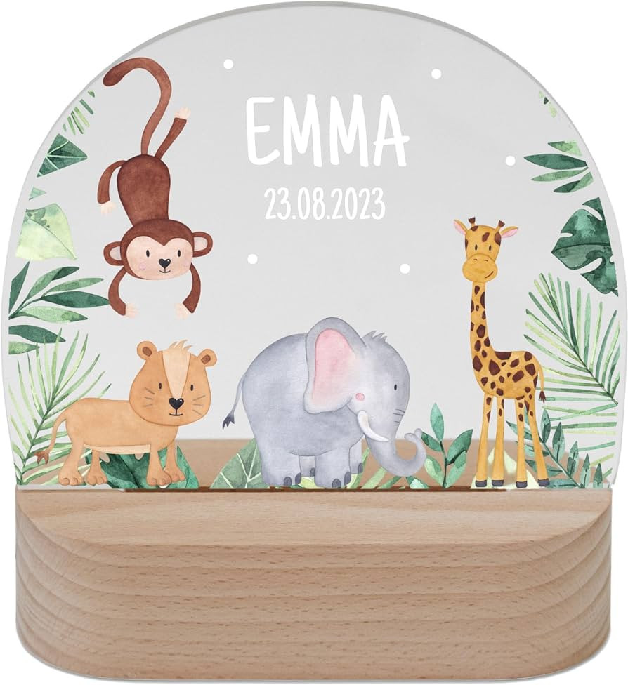 wunderwunsch - Personalisiertes Nachtlicht für Babys - Individuelle Nachttischlampe für Kinder ... | Amazon (DE)