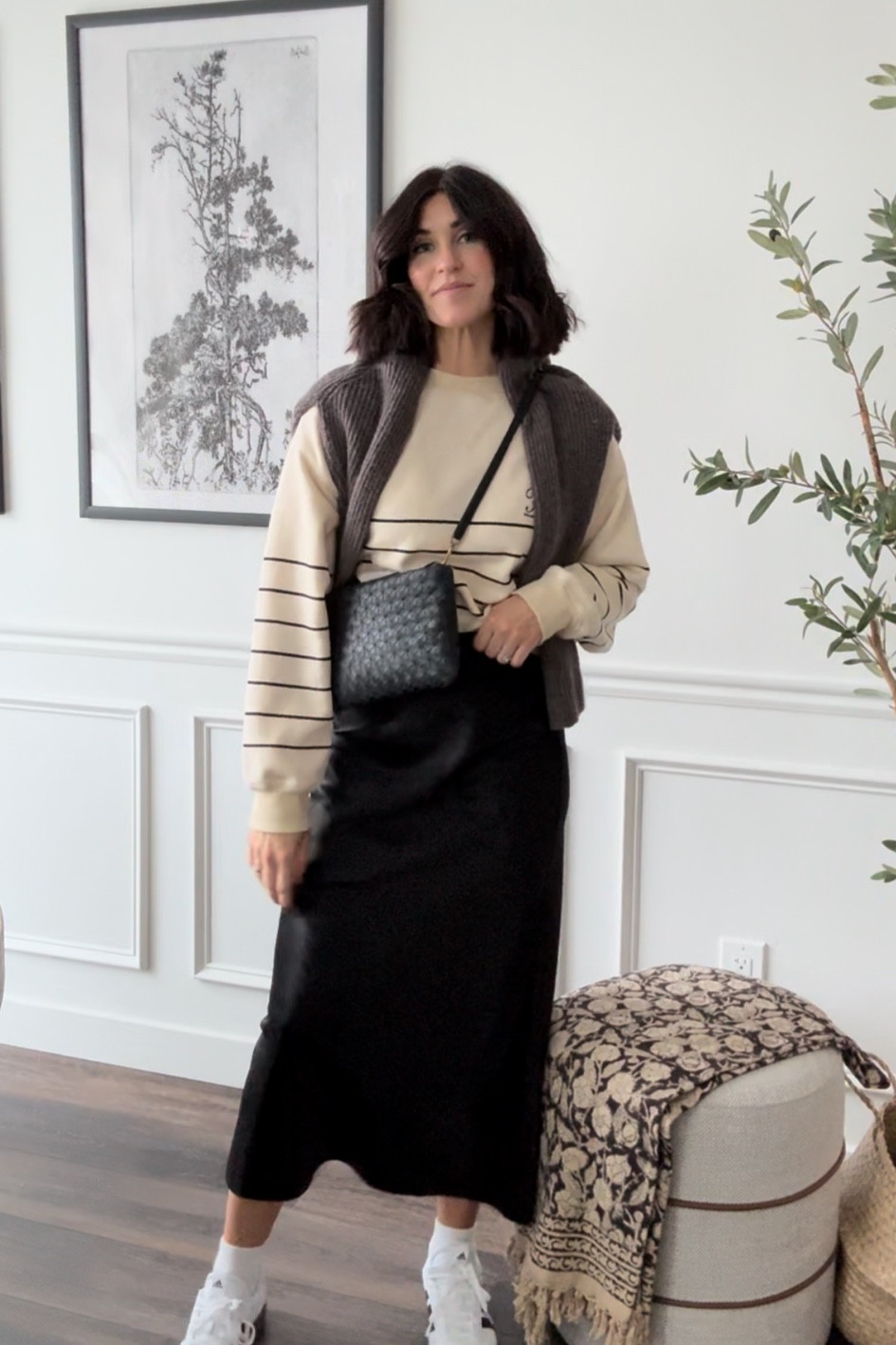 Casual valentines outfit ❤️ #ootd #silk skirt 

#LTKbeauty #LTKstyletip