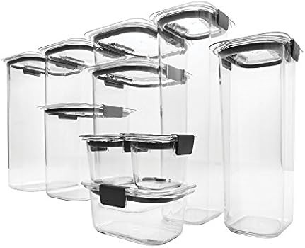 Rubbermaid Brilliance Pantry Organization & Food Storage Containers with Airtight Lids, Set of 10 (2 | Amazon (US)