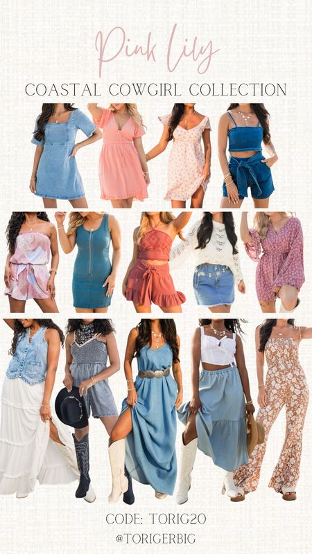 Here are some great country concert outfit ideas. Be sure to use my code. TORIG20 for discount. #PinkLily #Concert #CountryConcert #Denim

#LTKStyleTip #LTKSaleAlert #LTKFindsUnder50