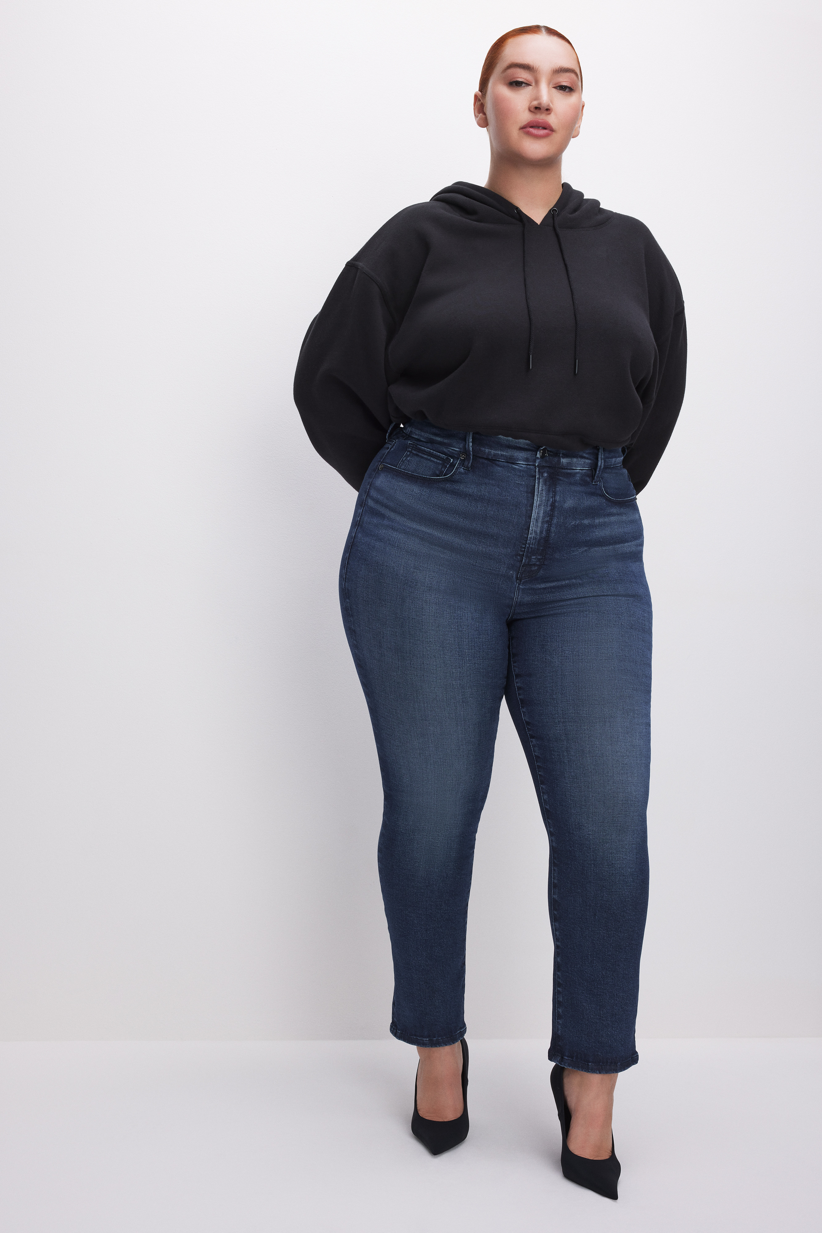 GOOD LEGS CIGARETTE JEANS | BLUE830 - GOOD AMERICAN | Good American