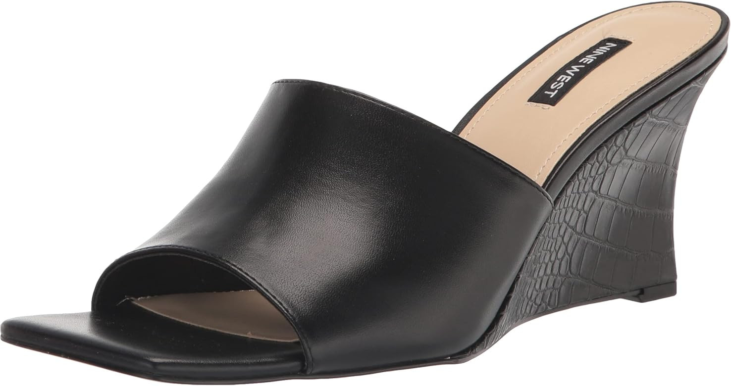 NINE WEST Women's Rovah Wedge Sandal | Amazon (US)