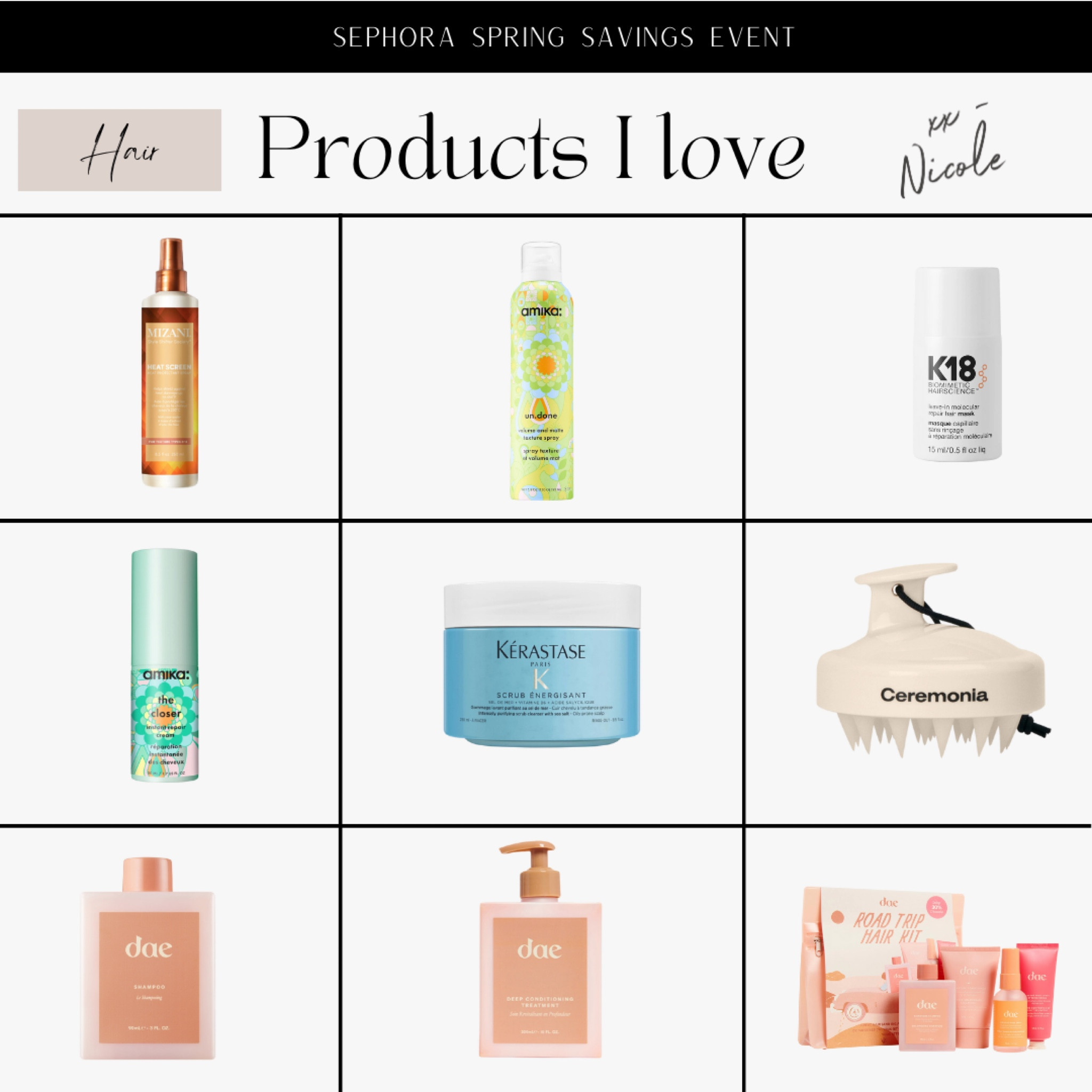 Sephora Spring Savings Event
Hair care products I love ❤️ 

Sephora sale
Sephora finds
Sephora haircare
Sephora hair products
Sephora sale pics 

#LTKBeautySale #LTKbeauty #LTKsalealert