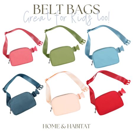 Belt bags are a great summer accessory for adults and kids too! You can take along your phone and keys. Your kids can use them to collect sea shells or other treasures. Lots of colors available!

#LTKsalealert #LTKfamily #LTKkids