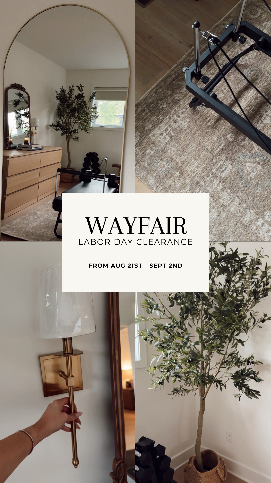 My home gym makeover wouldn’t be complete without my favourites from @wayfaircanada! ✨ They always have everything I need to instantly elevate any room I am decorating! Shop their Labour Day clearance now until Sept 2nd to get up to 70% off & free shipping! #WayfairCAPartner #WayfairCAHome