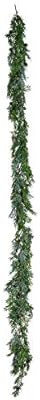 Vickerman 73" Green Stovall Cedar Pine Artificial, Unlit Christmas-Garlands | Amazon (US)