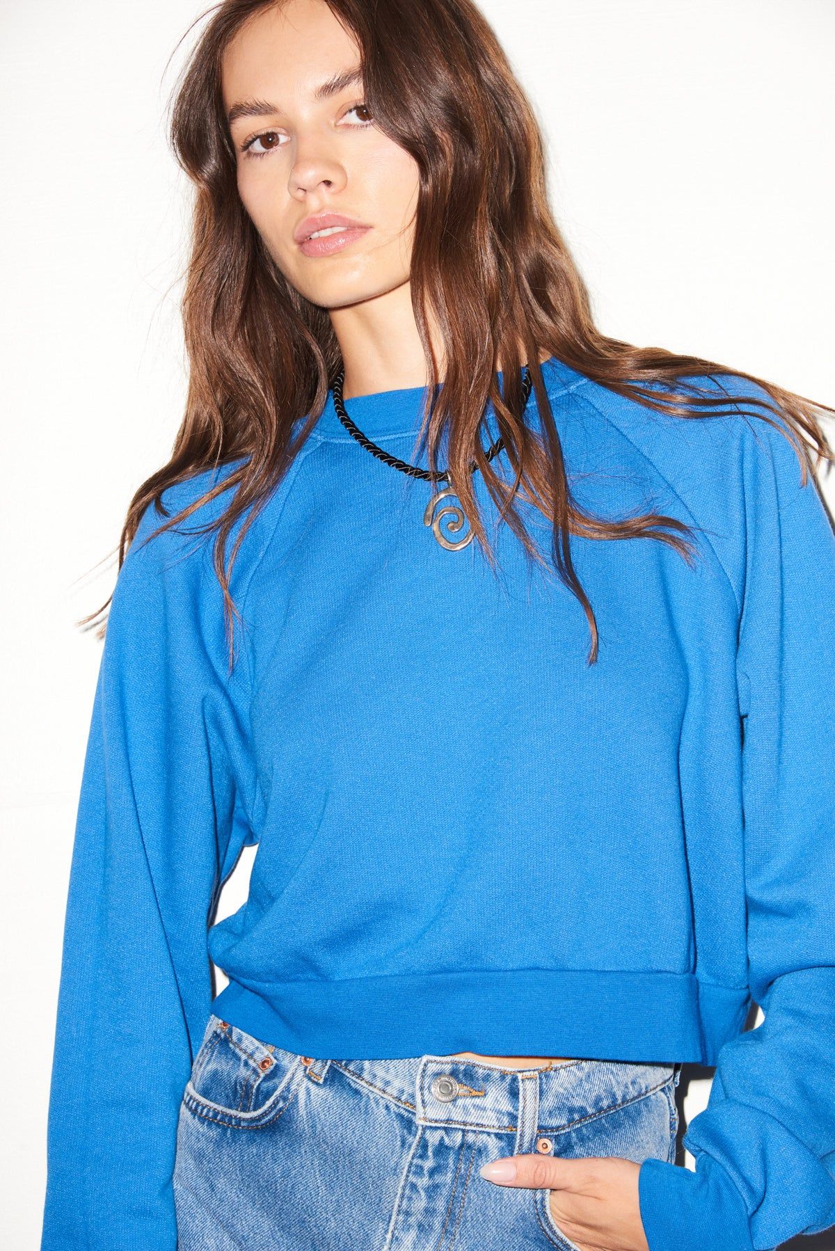 90's Sweatshirt - Blue Lemonade | LNA Clothing