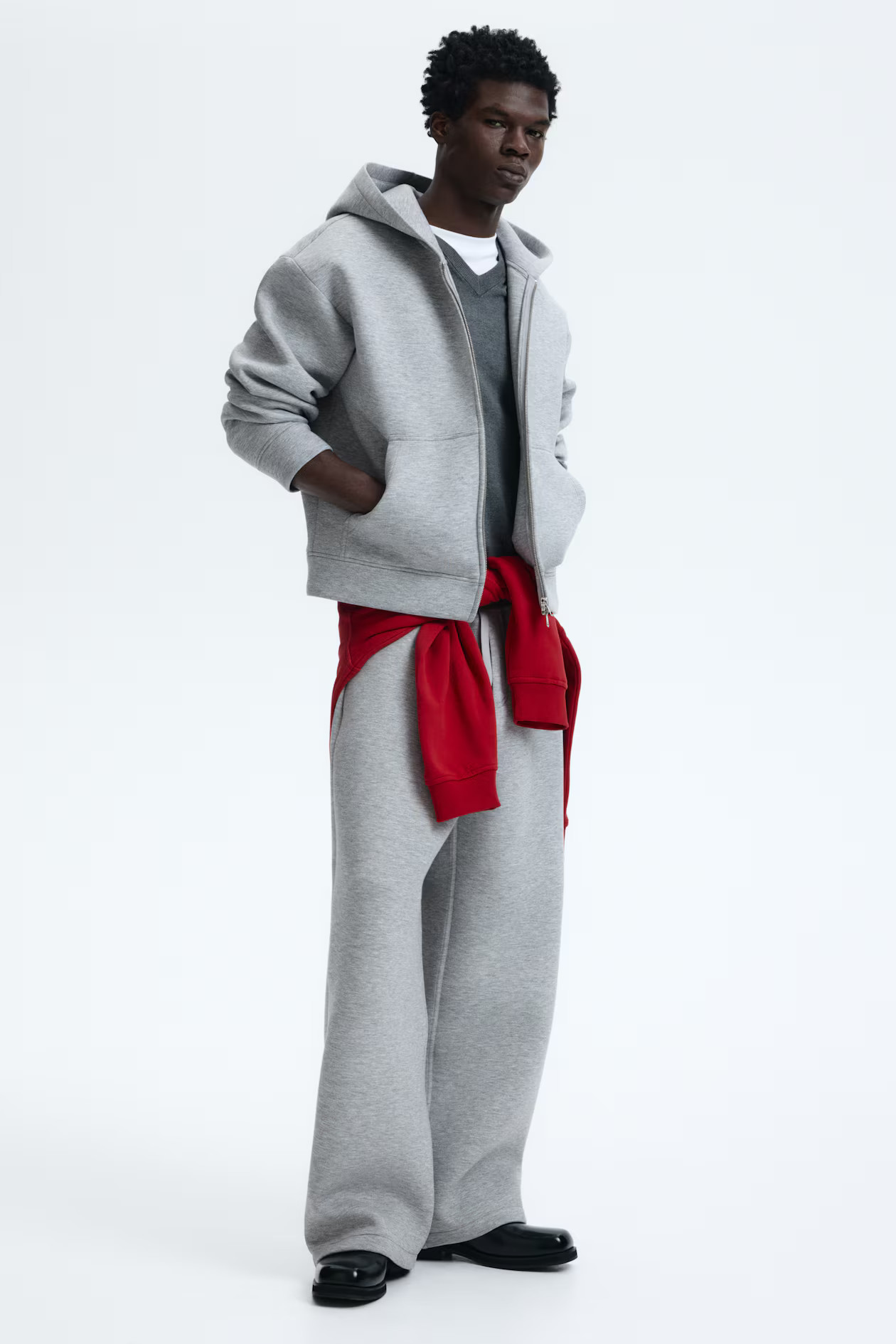 Loose Fit Zip-through hoodie | H&M (UK, MY, IN, SG, PH, TW, HK)