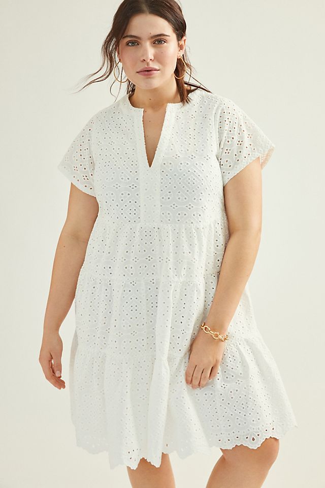 Maeve Harper Eyelet Tunic Dress | Anthropologie (US)