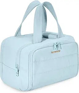 Cruise packing tip: bring a structured toiletry bag 👀
This one keeps everything upright and easy to grab in your stateroom. Great for:
• Skincare
• Makeup
• Travel minis
• Park day touch-ups
Cute + practical. 

 #LTKTravel