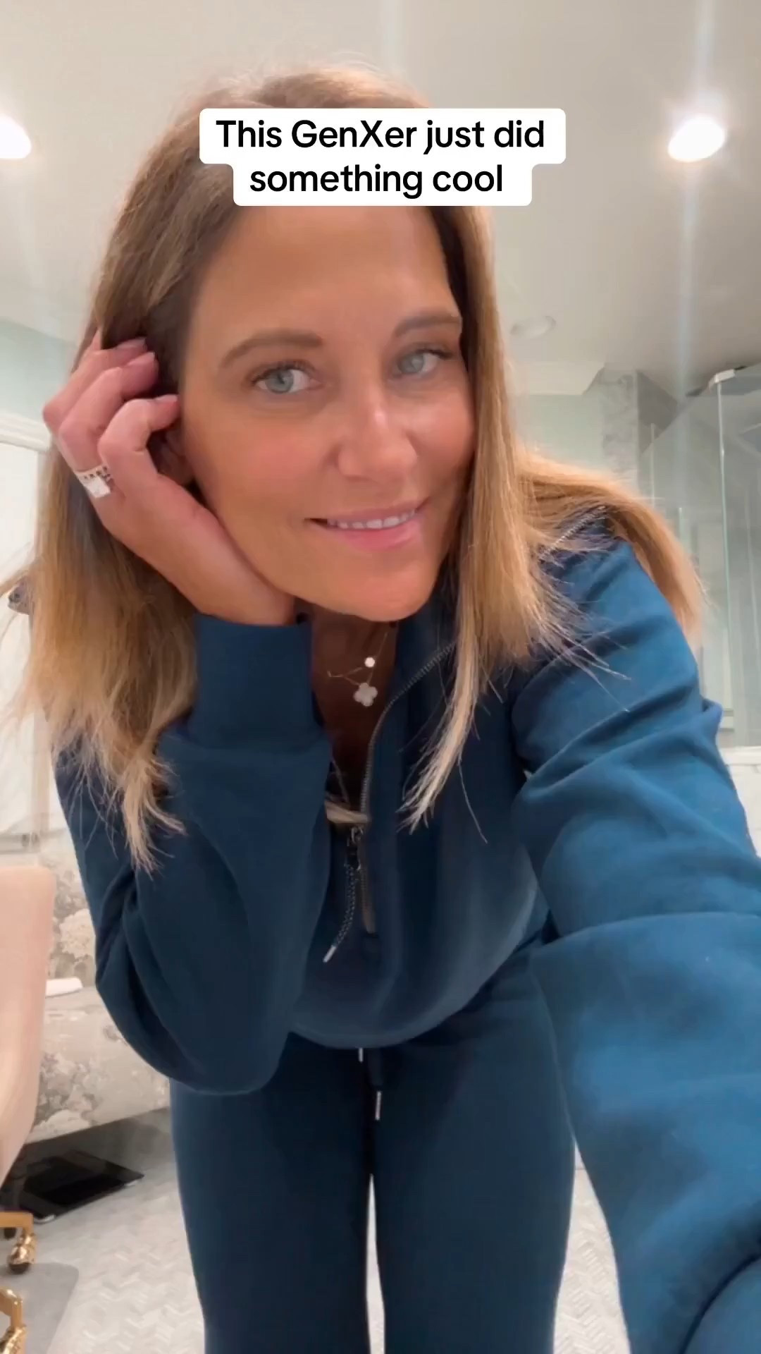 Can you believe this sipping set from Amazon? It’s perfect for cozy days at home or casual walks outside. The half-zip long sleeve also works on its own with jeans and simple accessories for an easy, elevated look.

#LTKOver40 #LTKSeasonal #LTKMidsize