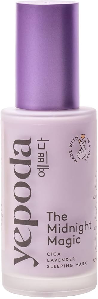 Yepoda - THE MIDNIGHT MAGIC - Slow Aging Night Mask with Cica, Korean Cosmetics (50 ml) | Amazon (UK)