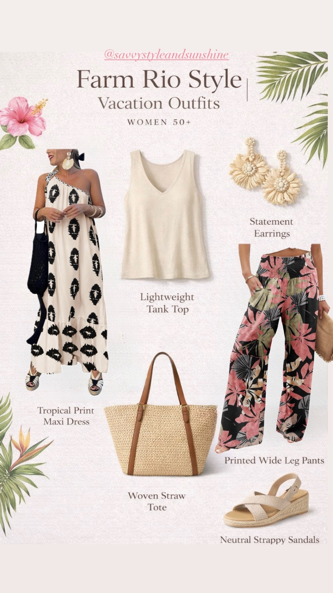 Amazon Vacation beach outfits! Farm Rio vibes

#LTKTravel #LTKSaleAlert #LTKOver40