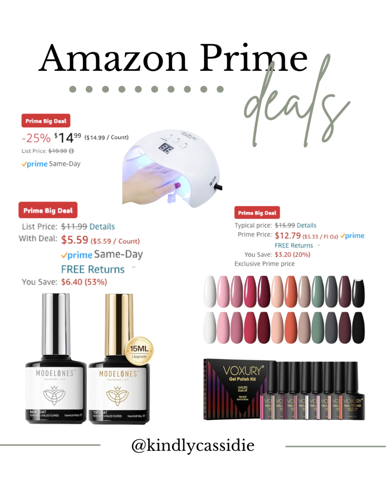 My exact nail kit that I use 💅🏼💖

Even if you get your nails done often (like me), this is so nice to have when you’re in a pinch!

#LTKbeauty #LTKxPrime #LTKsalealert