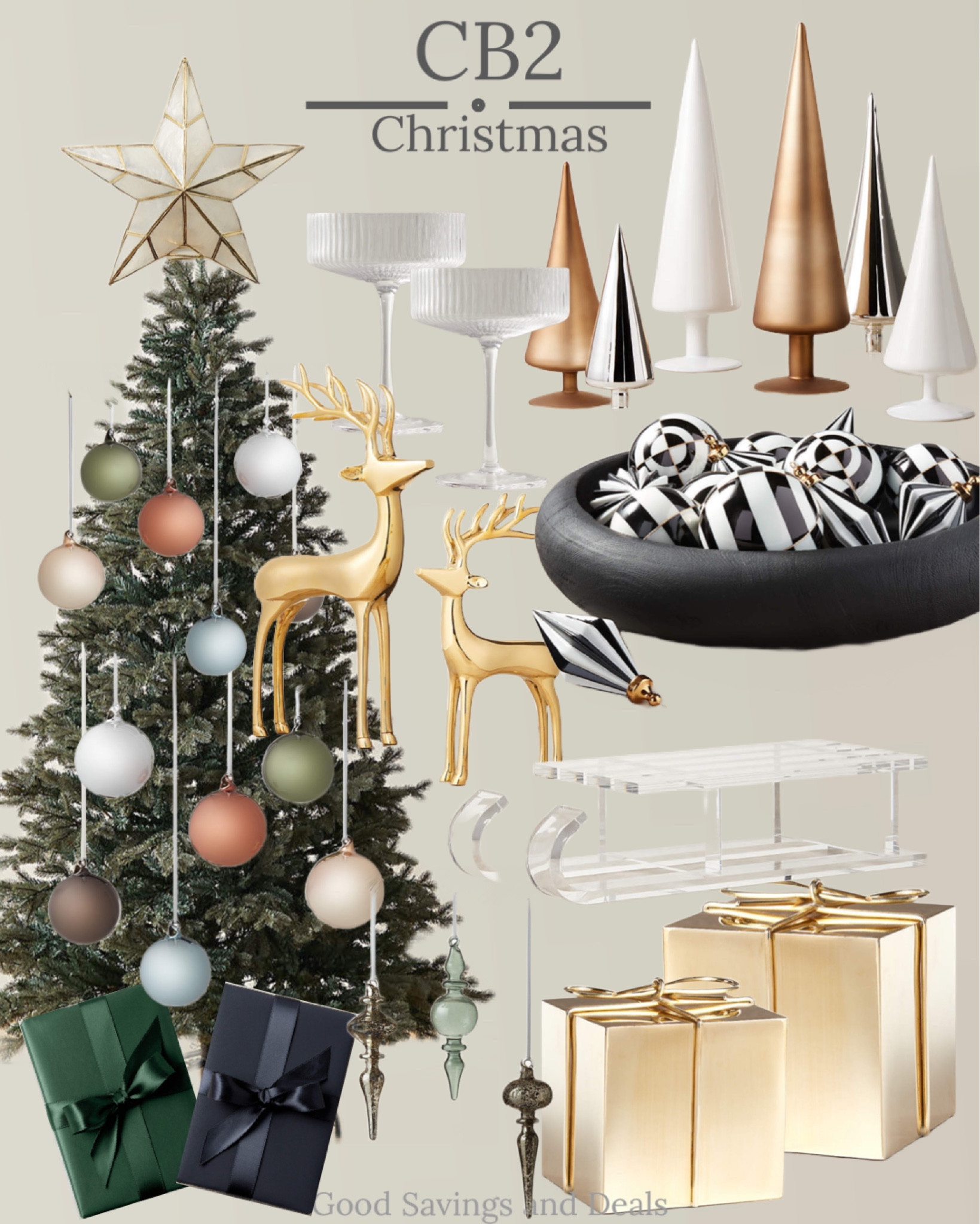 CB2 Christmas decor, Christmas tree ornaments, modern holiday home, modern Christmas decor, metallic decor trees, gold rain Deere

#LTKSeasonal #LTKHoliday #LTKhome