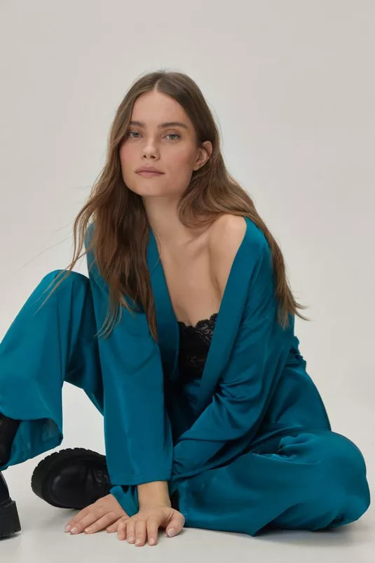 Satin Kimono Co-ord | Nasty Gal (US)