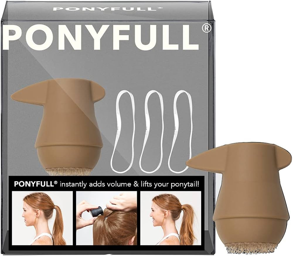 Kitsch PONYFULL Ponytail Volume Enhancer Hair Accessories for Women with 3 Ponytail Holders, Styl... | Amazon (US)