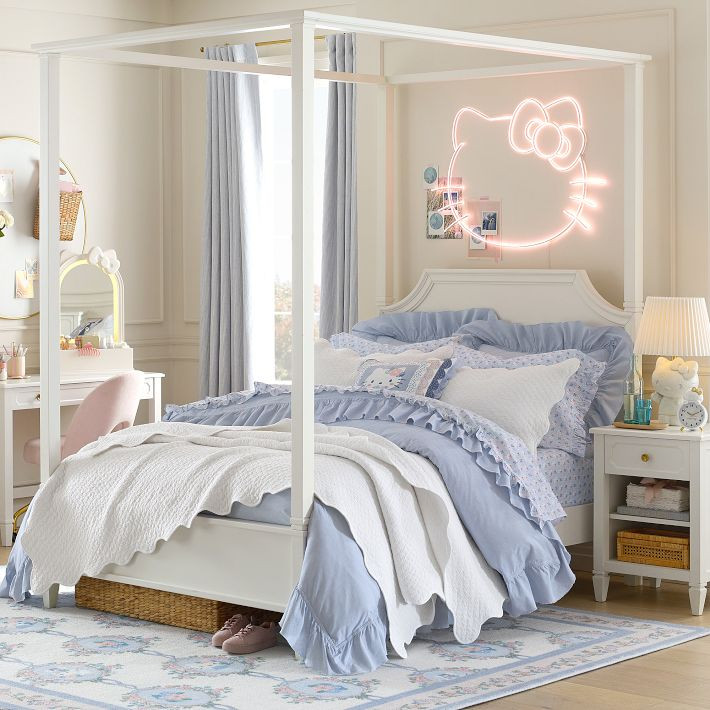 Auburn Canopy Bed | Pottery Barn Teen