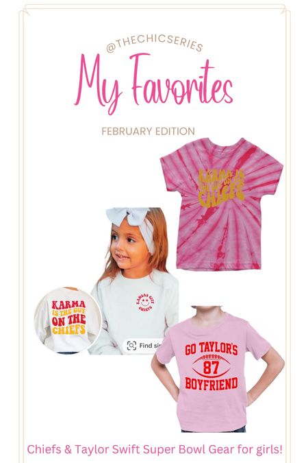 Taylor Swift Inspired Super Bowl Gear for girls! #Superbowlgear #taylorswift

#LTKfindsunder50 #LTKkids #LTKfindsunder100