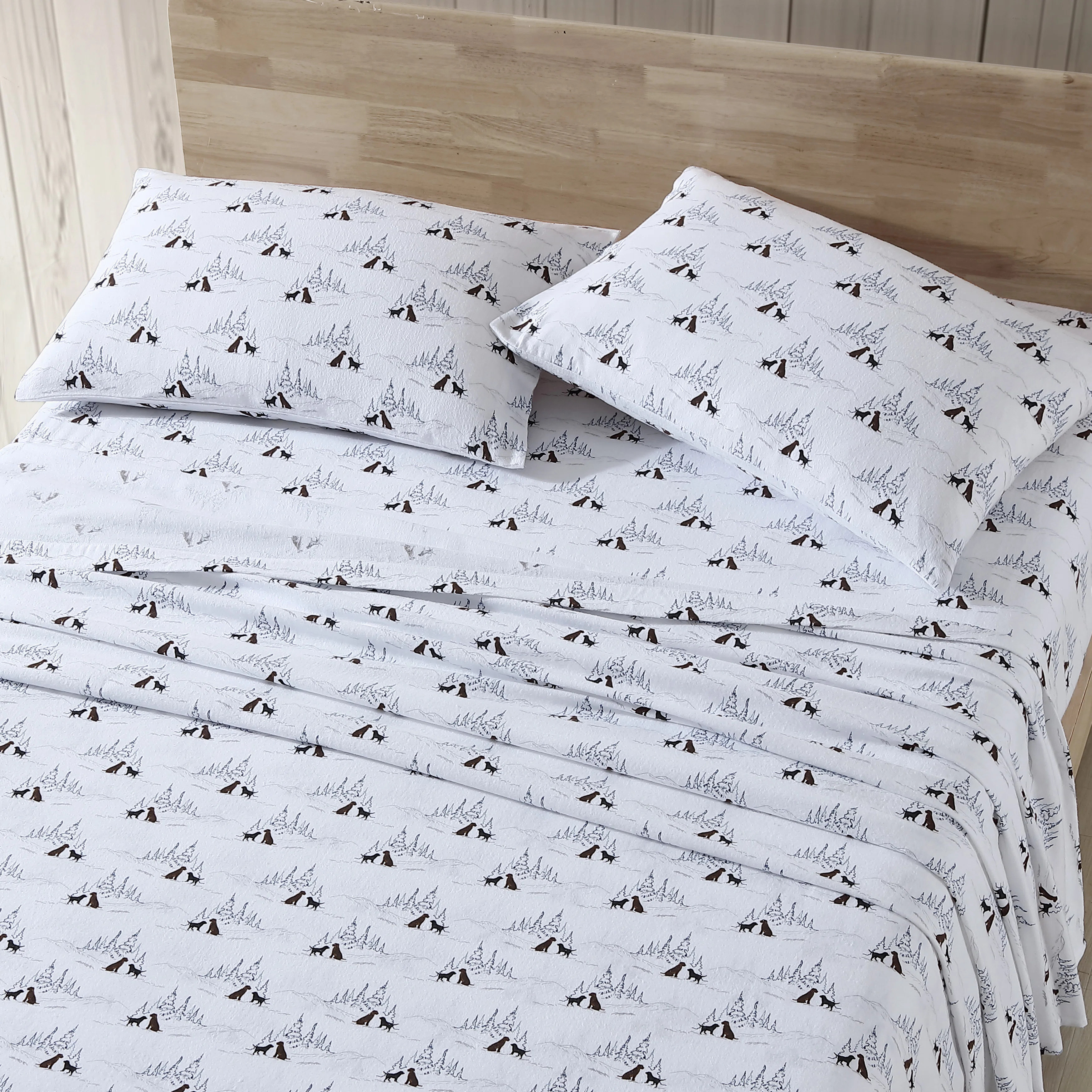 Eddie Bauer Cozy Cotton Flannel Sheet Sets | Wayfair North America