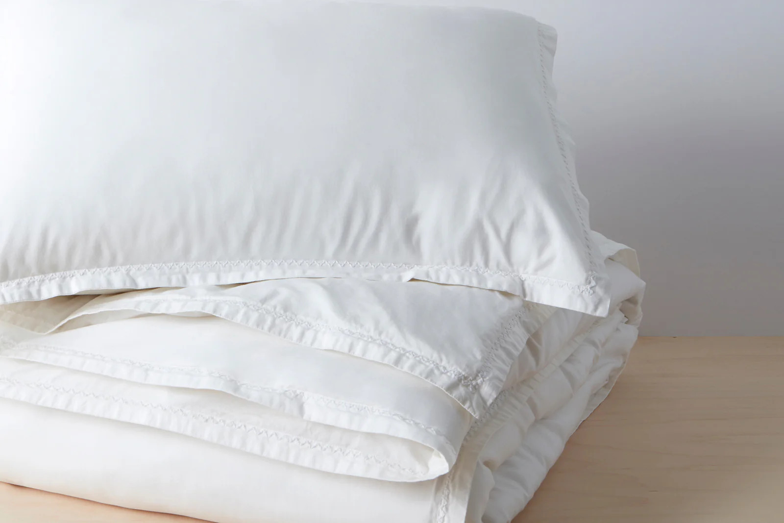 Organic Garment Wash Percale Duvet Set | Allswell Home