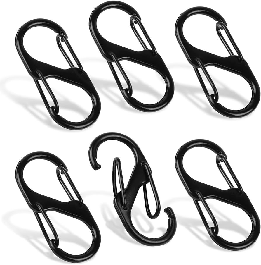 BACUTHY 6 Pieces Zipper Pull Replacement, Zipper Connectors Zipper Lock Clips Theft Deterrent, Du... | Amazon (US)