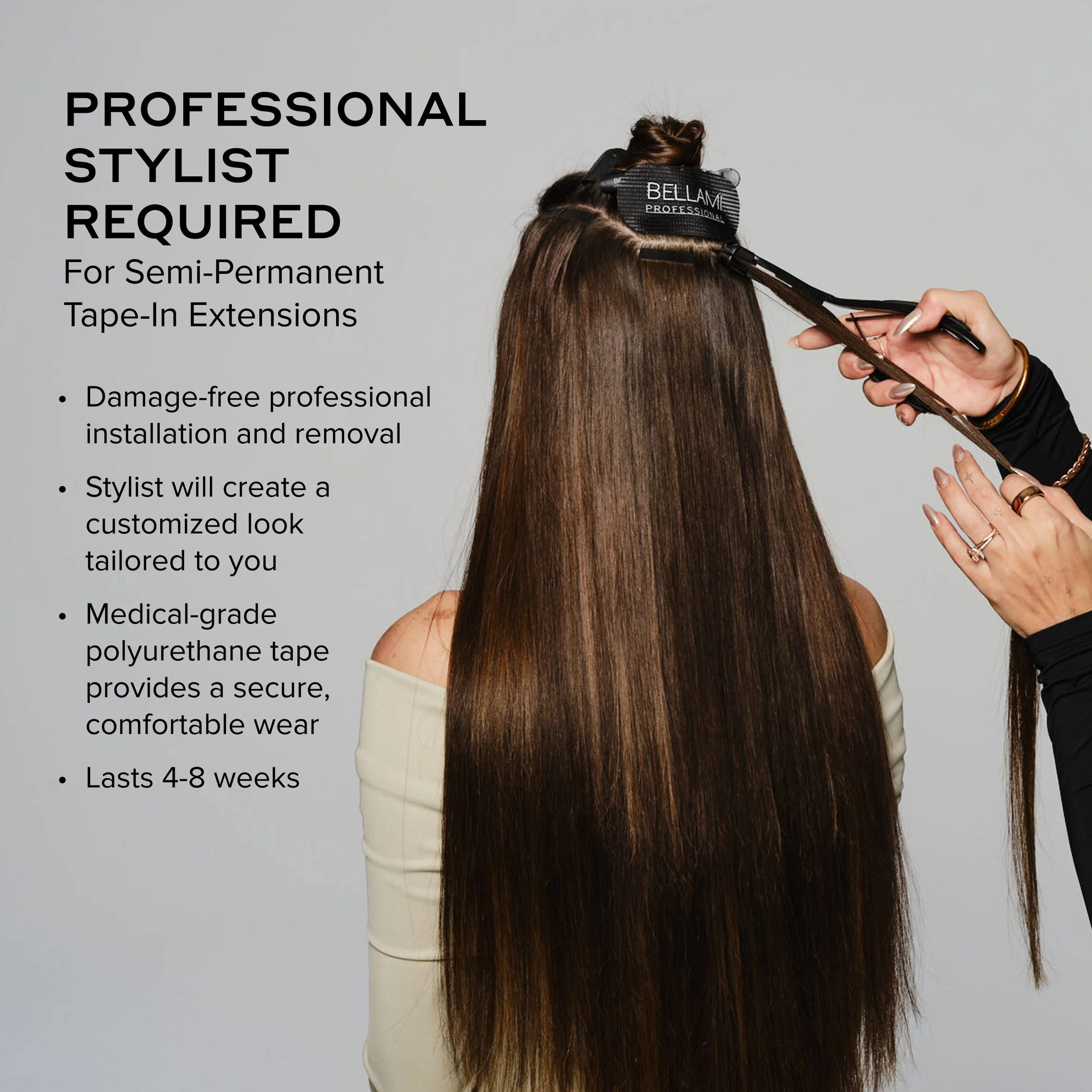 Tape-In Extension, Chocolate Rebel | Bellami Hair