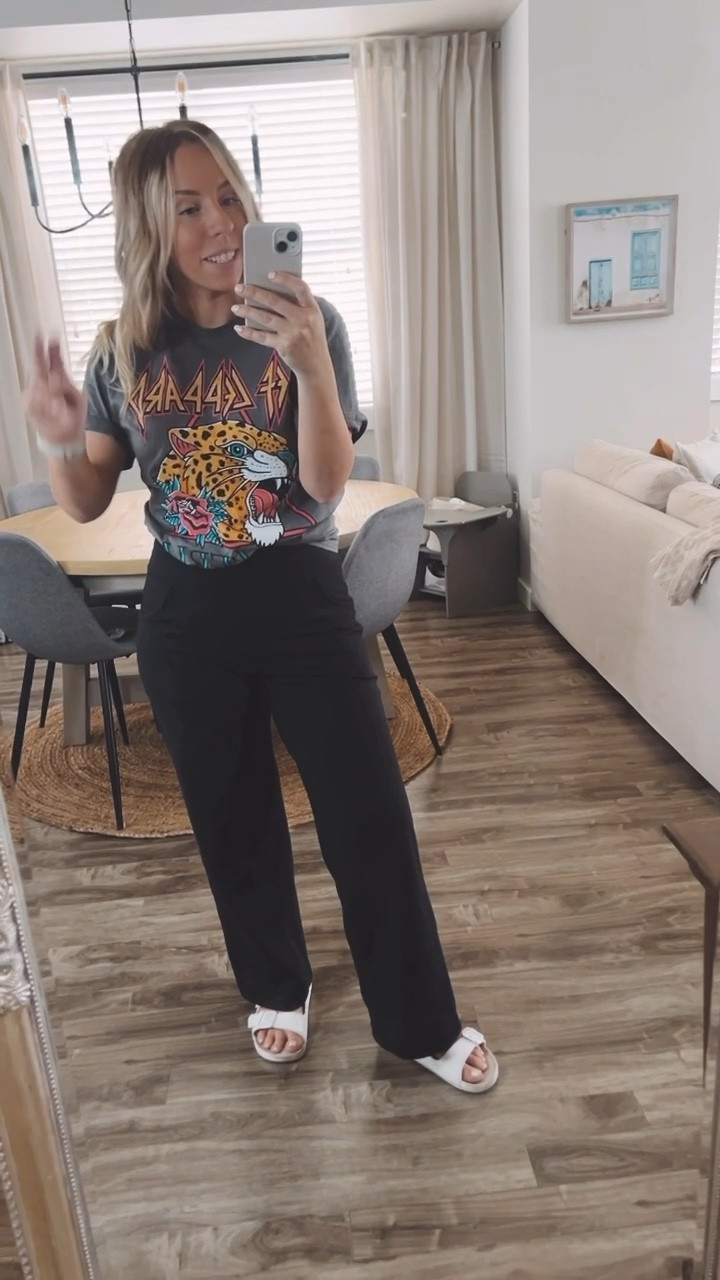 Todays fit!

*********
Canadian amazon finds, blazer, Amazon fashion, dupe, dupes, spring jacket, bag, amazon outfit, amazon Canada, outfit inspo, summer outfit, casual style, wide leg pant, graphic tee 

#LTKtravel #LTKstyletip #LTKcanada
