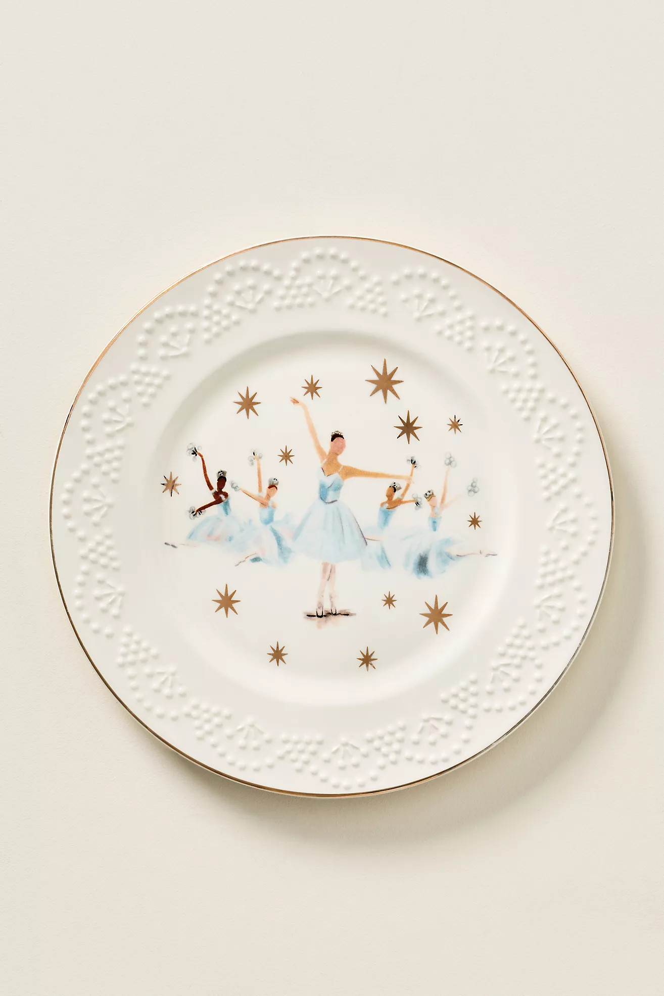 New York City Ballet Stoneware Dessert Plate | Anthropologie (US)