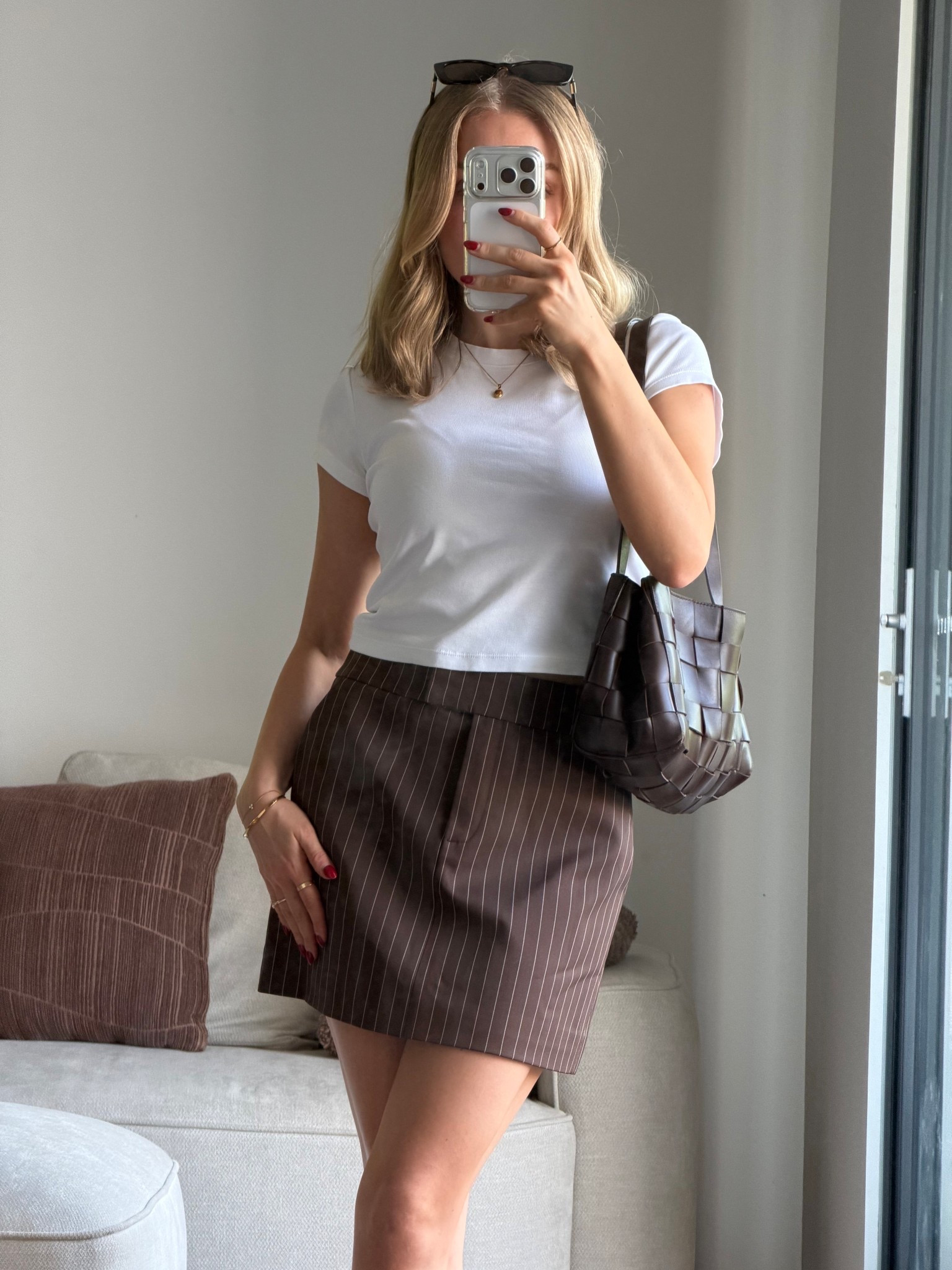 I’ve got a thing for brown pinstripe at the moment 🤎 

#LTKaustralia #LTKspring #LTKpetite