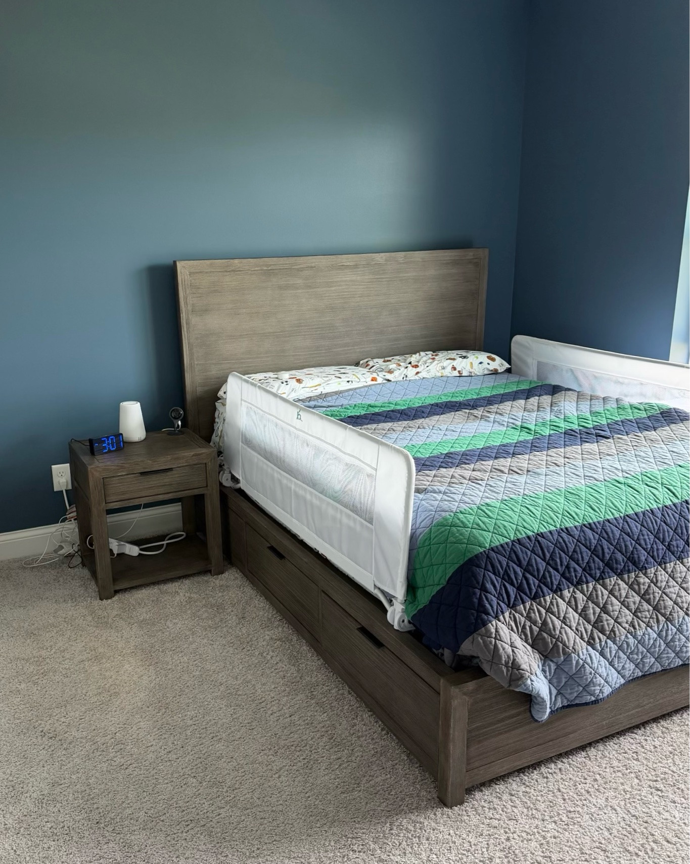 My new favorite paint color — Smoky Blue by Sherwin Williams. Swipe to see this kid’s bedroom before. I love how transformative paint is! @pbteen

#LTKHome #LTKKids