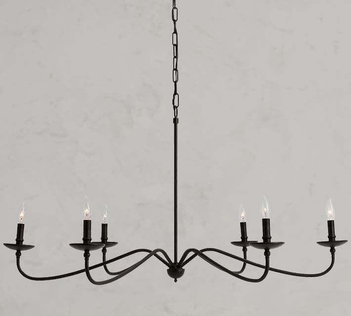 Lucca Iron Chandelier | Pottery Barn (US)