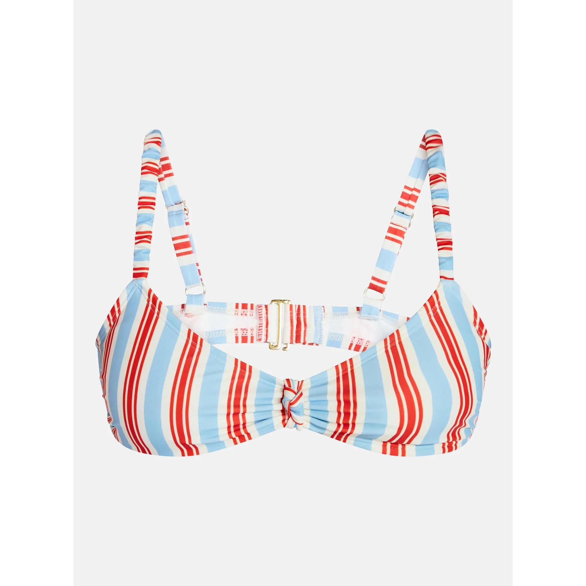 Time and Tru Women's and Women's Plus Knot Front Bralette Bikini Top, Sizes XS-3X | Walmart (US)