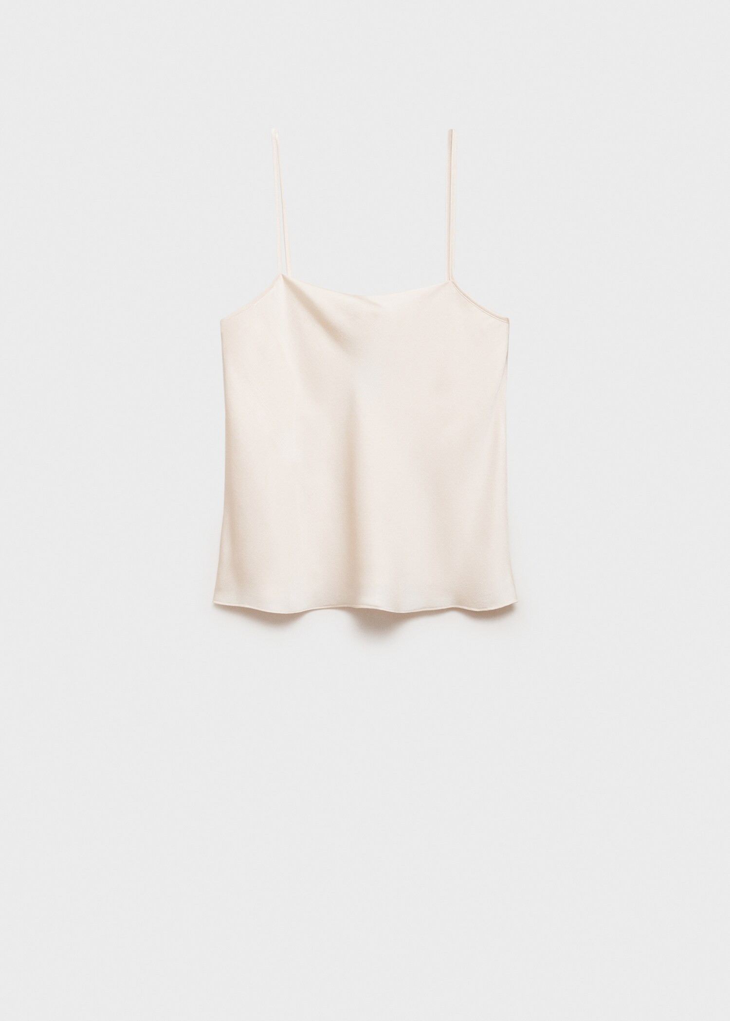 Satin top with thin straps - Women | MANGO USA | Mango (US/MX/AU)