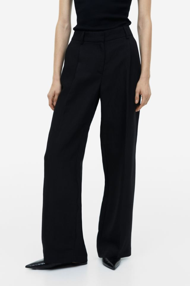 Wide-leg Linen-blend Pants | H&M (US + CA)
