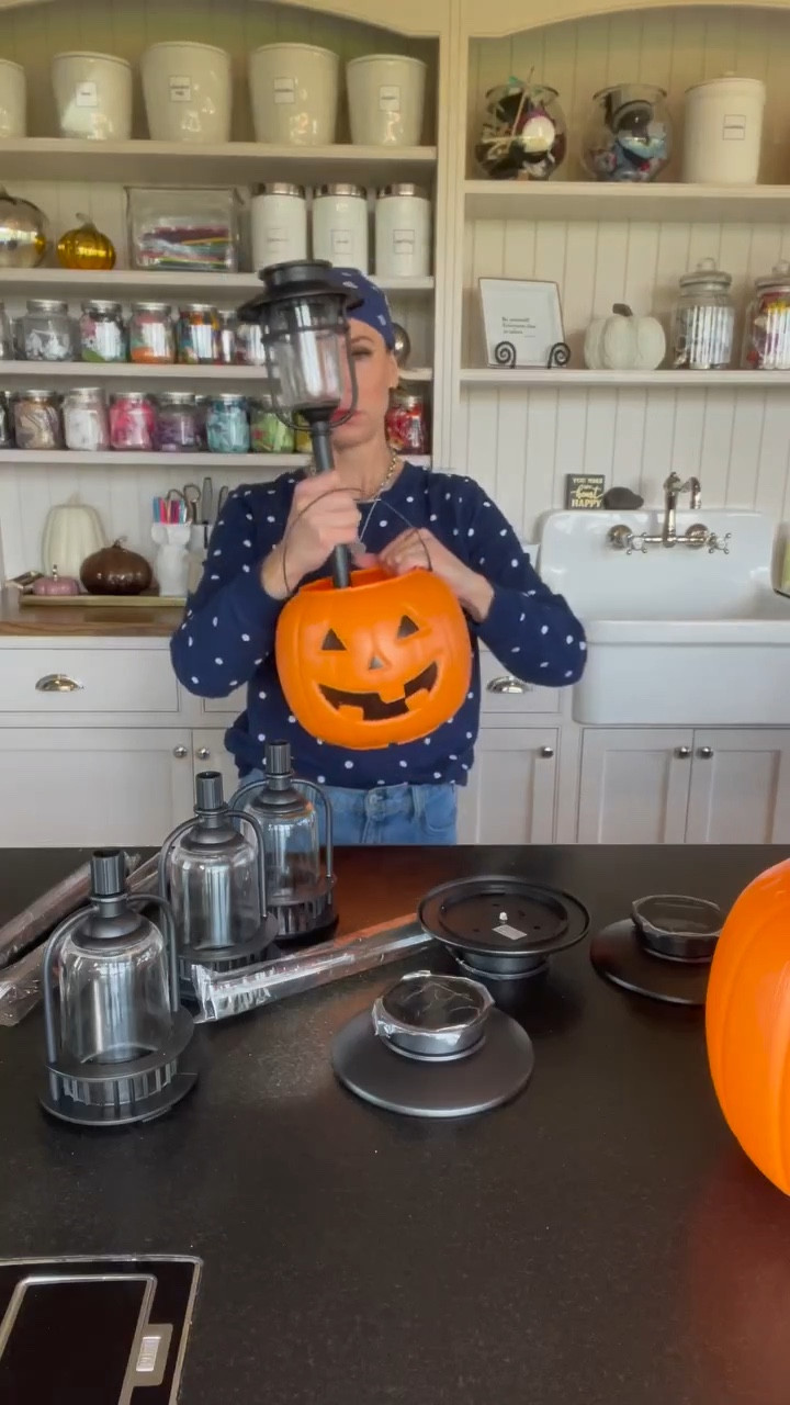 Made the cutest pumpkin solar lanterns last year that I will be reusing this year! Linking supplies. Perfect to add to your Halloween decor situations. 

#LTKVideo #LTKSeasonal #LTKHalloween