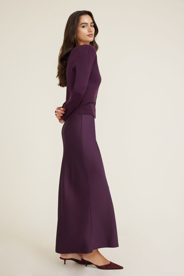 Satin Maxi Skirt | Dynamite Clothing