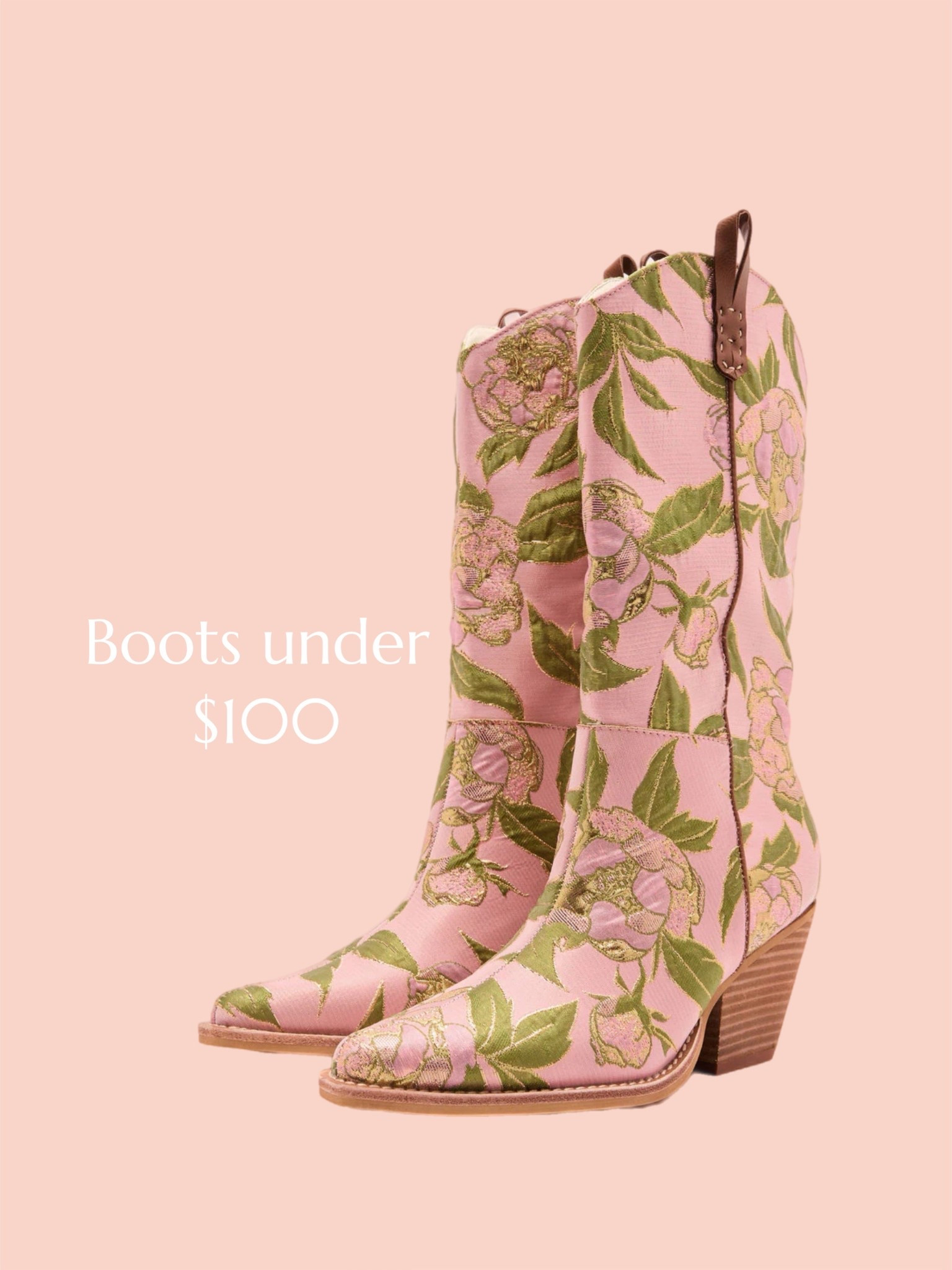 Western boots under $100. Cowgirl boots, colorful and fun! Perfect affordable women’s boots for concert season. Concert outfit idea. 

#LTKFestival #LTKTravel #LTKU