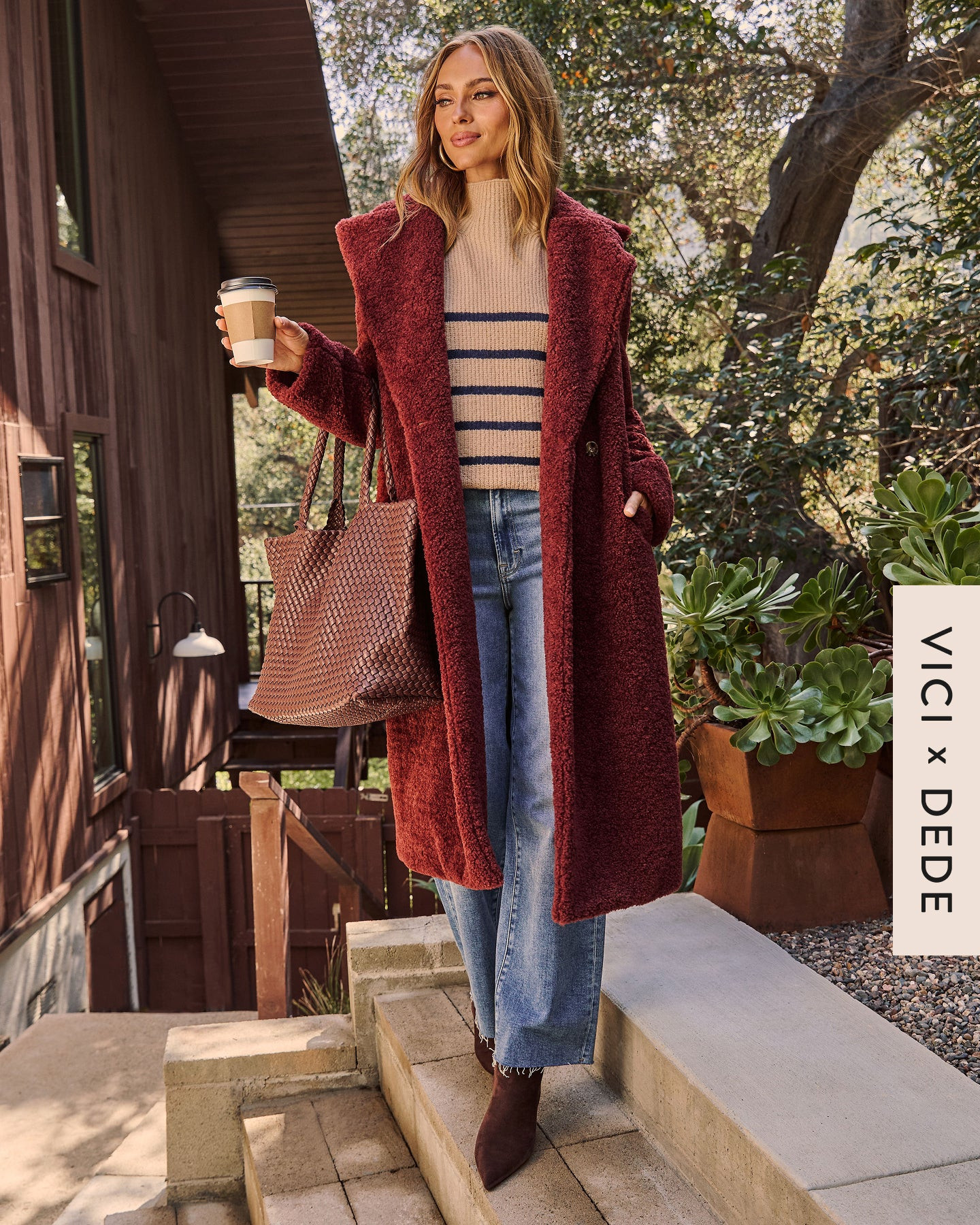 Yulissa Pocketed Teddy Coat | VICI