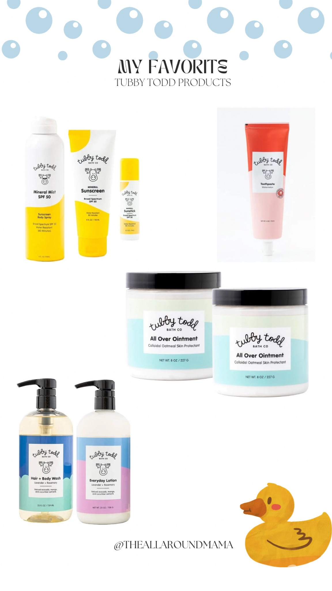 Tubby Todd favorites, best baby lotion 


Baby cream / bubble bath / lotion / baby / toddlers

#LTKBaby #LTKKids #LTKFindsUnder100