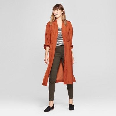 Women's Balloon Sleeve Kimono - A New Day™ Rust | Target