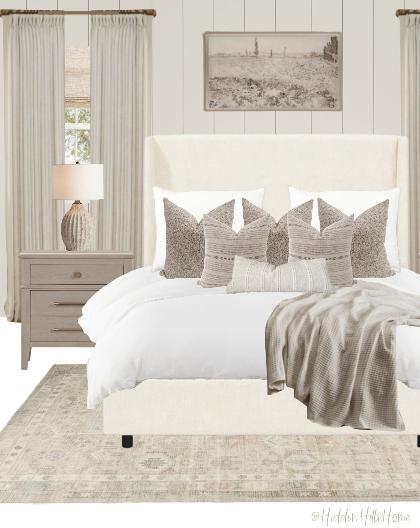 Tilly Upholstered Bed curated on LTK